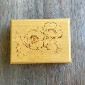 Vintage Reuge Wooden Music Box Swiss Movement